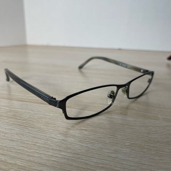 Gucci GG1721 3U5 Women's Eyeglasses Gunmetal Blue Gray Frames Only 53-16-135 - Picture 1 of 9